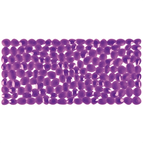 Pebble bath mat - purple